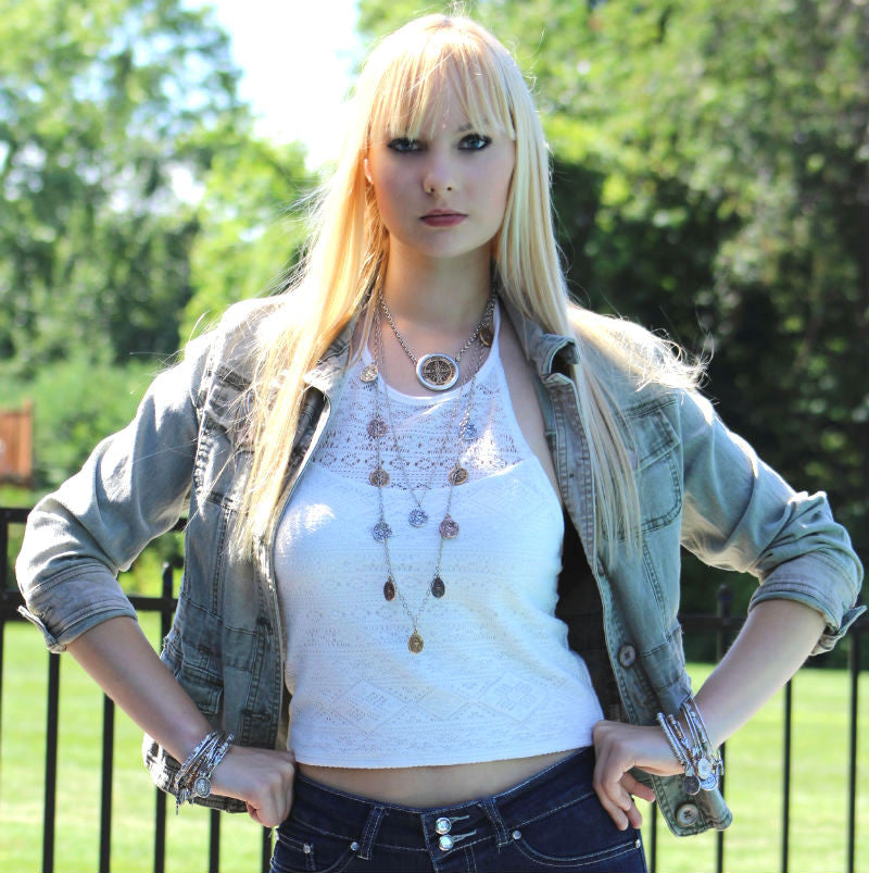 Layer those necklaces-Tips on how to layer for the right look