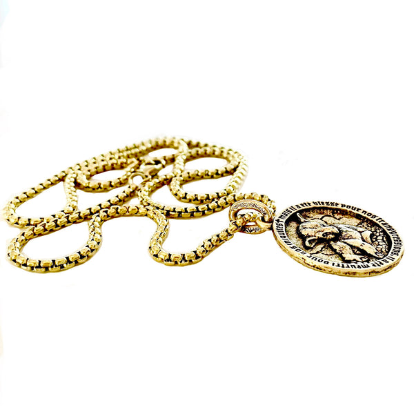 Isaiah 53 Prophetic Lamb Coin Necklace
