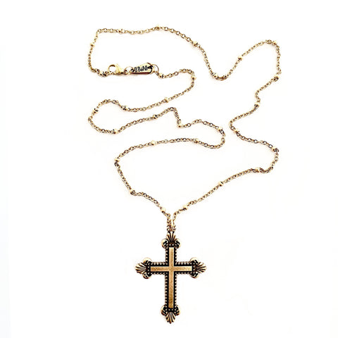 IXOYE Cross Coin Necklace
