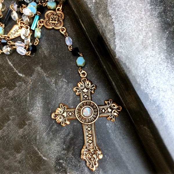 Bbeni Gabriella cross necklace