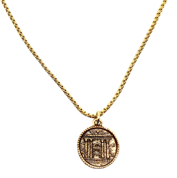 Bbeni ancient temple coin necklace