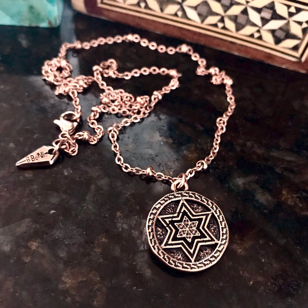 B.beni Jewish Star of David Israel Necklace