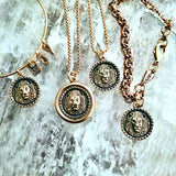 Bbeni lion coin bracelet