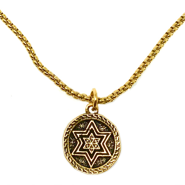 B.beni men's Jewish Star of David Necklace