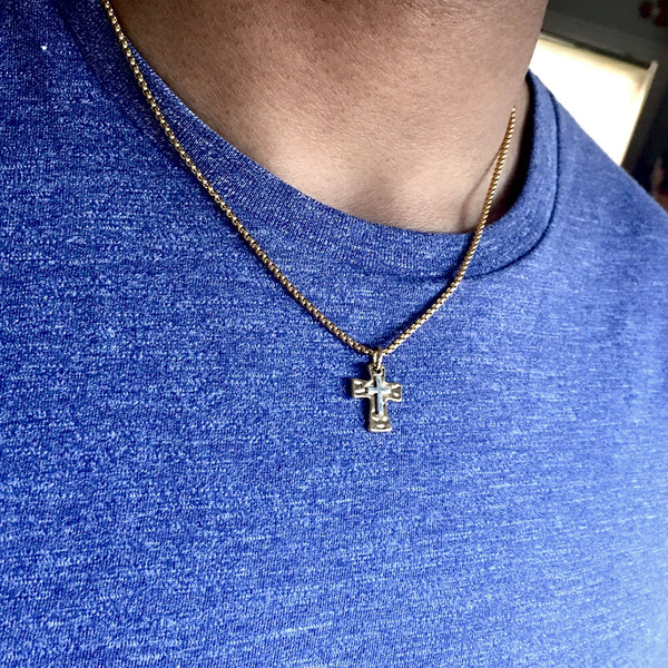 Bbeni Messiah cross necklace