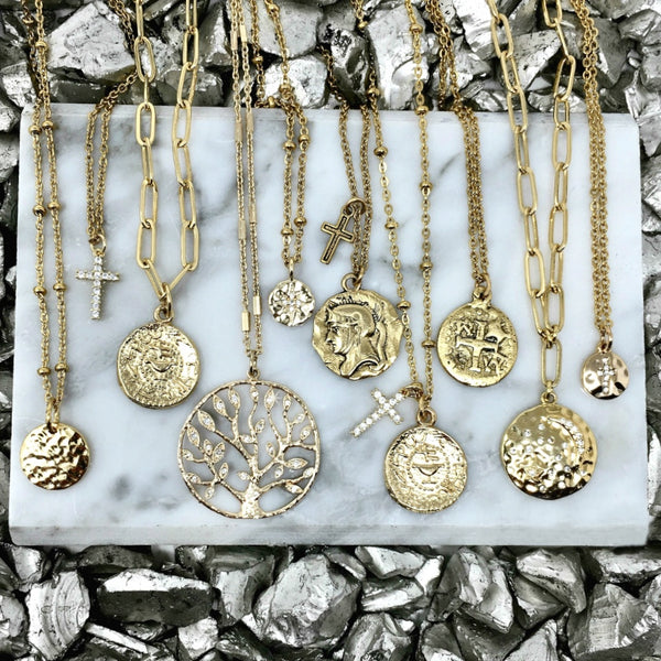 Bbeni gold necklaces