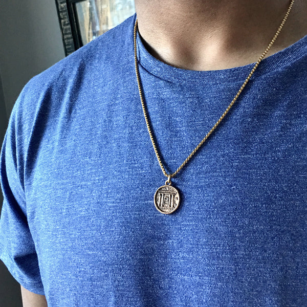 Bbeni men’s ancient temple necklace