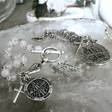 Bbeni Rose Quartz charm bracelet