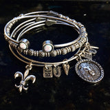 Fleur de lis bracelet