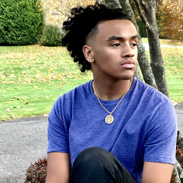 Large Trinité Cross Coin Necklace