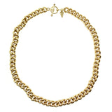 Bbeni 14k gold Miami Cuban cable link necklace