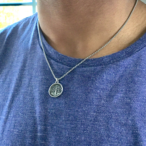 Bbeni tree of life necklace for men