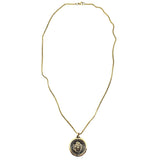 Bbeni lion coin necklace