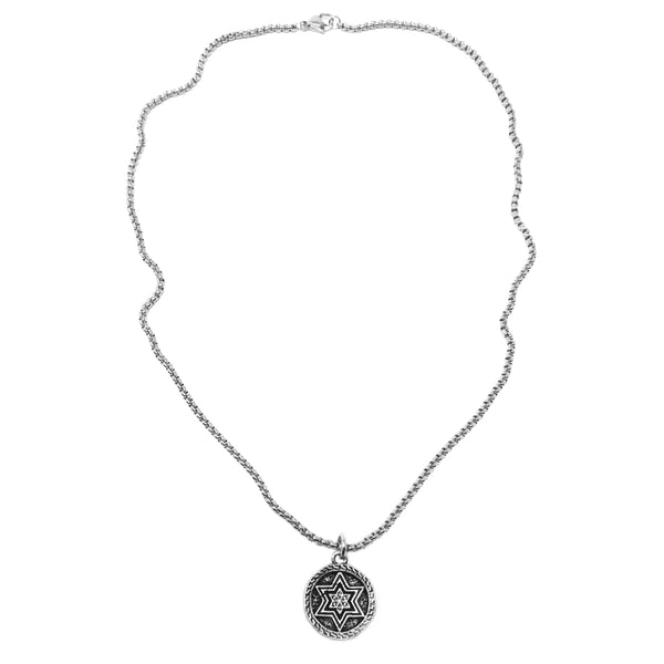 B.beni men's Jewish Star of David Necklace