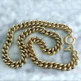 Bbeni 14k gold Miami Cuban cable link necklace