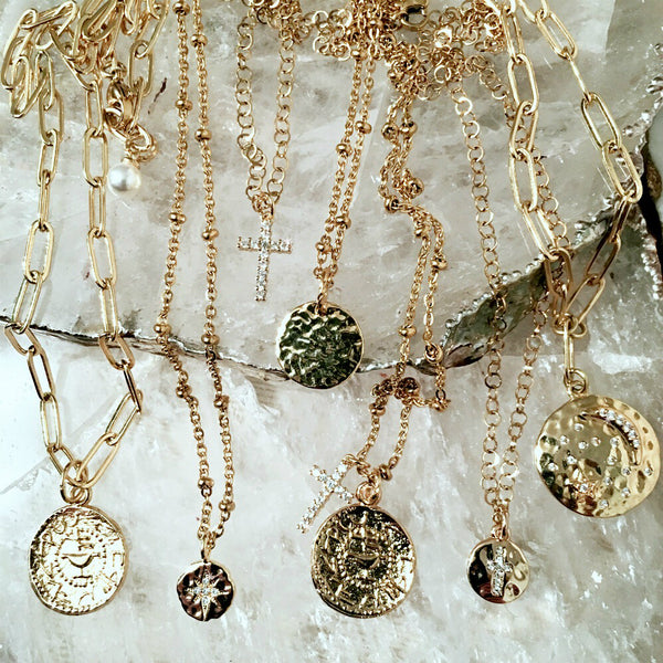 Bbeni gold necklaces
