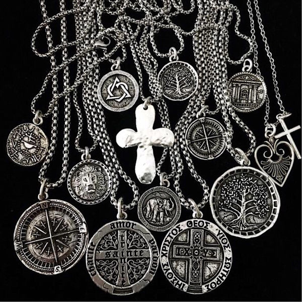 Bbeni silver men’s necklaces