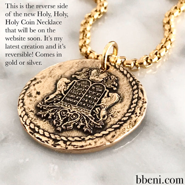 bbeni holy holy holy religious coin necklace