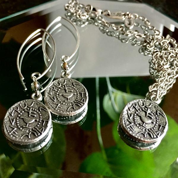 Ancient Shekel Earrings