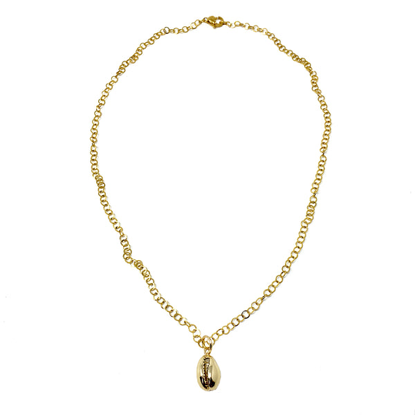Bbeni seashell gold necklace