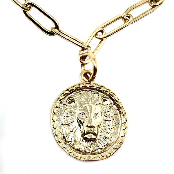 bbeni lion coin bracelet
