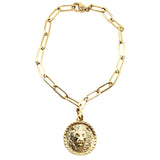 bbeni lion coin bracelet