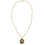 bbeni lion coin necklace