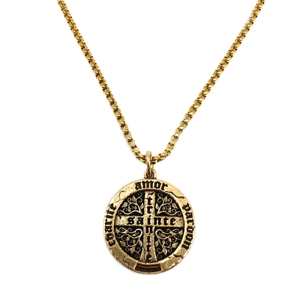 bbeni trinite coin necklace