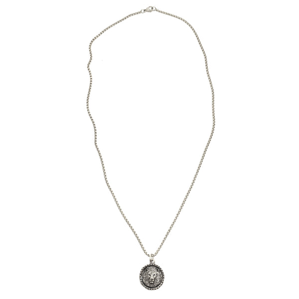 bbeni lion coin necklace