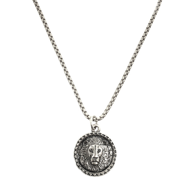 bbeni lion coin necklace