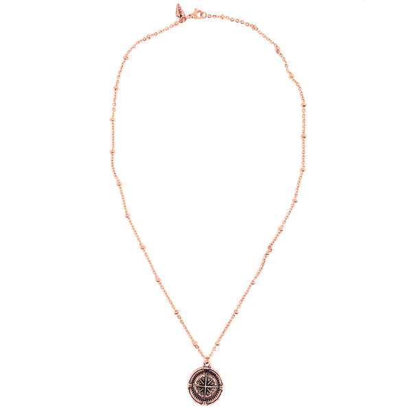 bbeni compass coin necklace