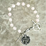 bbeni rose quartz IXOYE bracelet