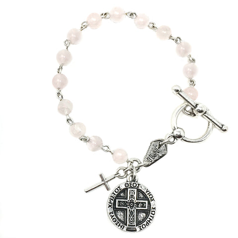 Guide Me Compass Coin Heavy Chain Bracelet