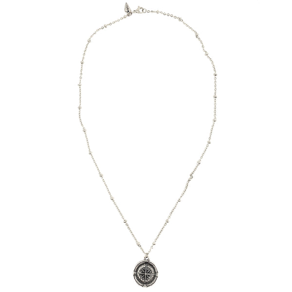 bbeni compass coin necklace