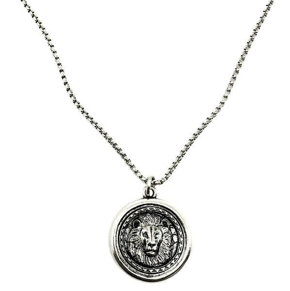 bbeni lion coin necklace