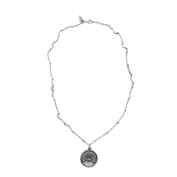 bbeni peacock coin necklace