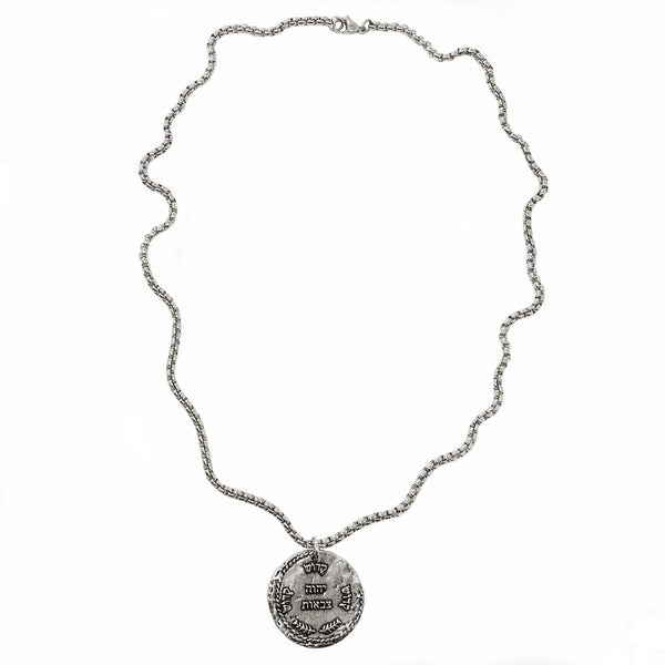 bbeni holy holy holy religious coin necklace