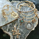 El Shaddai Cross Bangle