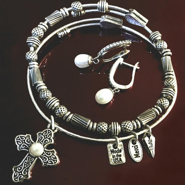 El Shaddai Cross Bangle