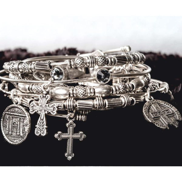 Encouragement Beaded Bangle