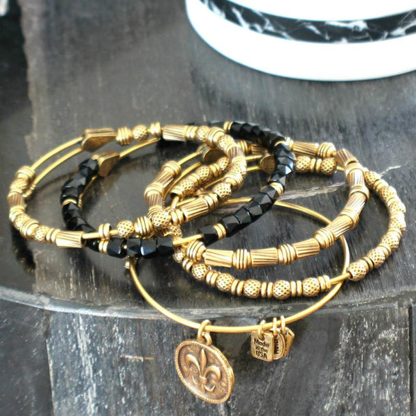 Fleur-de-Lis Coin Bangle