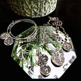 Fleur-de-Lis Coin Bangle