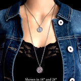 Fleur-de-Lis Coin Necklace
