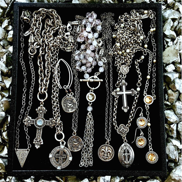 Fleur-de-Lis Coin Necklace