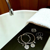 Fleur-de-Lis Hoop Earrings