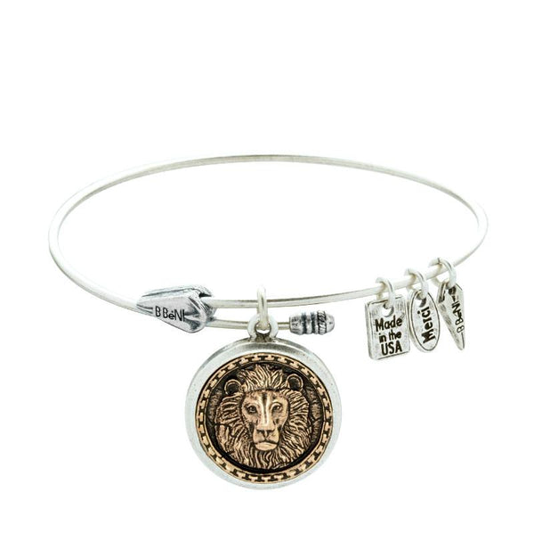 Intrépide Lion Two Tone Bangle
