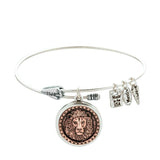 Intrépide Lion Two Tone Bangle