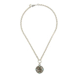Moriel silver Compass Necklace