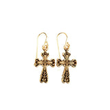 Old World Cross Earrings