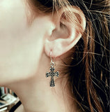 Old World Cross Earrings